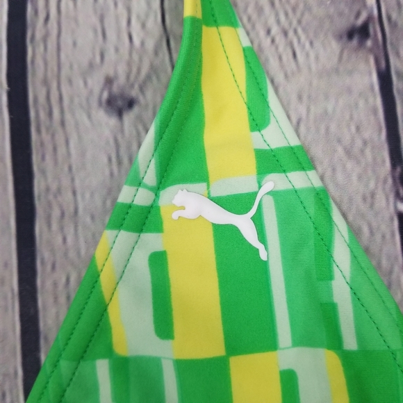 PUMA | geometric pattern halter triangle bikini - Picture 3 of 8